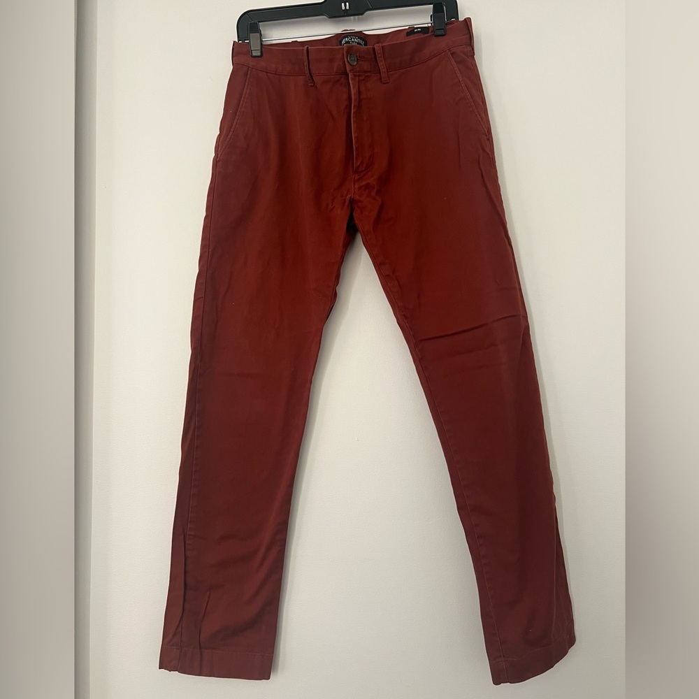 J. Crew Men's Brick Chinos